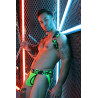 Breedwell Harnais Neo Camo Noir-Vert Neon